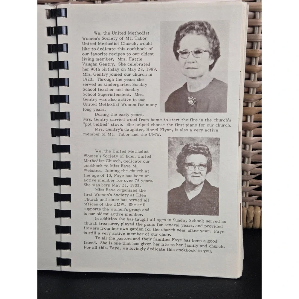 Eden United Methodist Church Mt. Tabor United Methodist Church Cookbook 1988‎